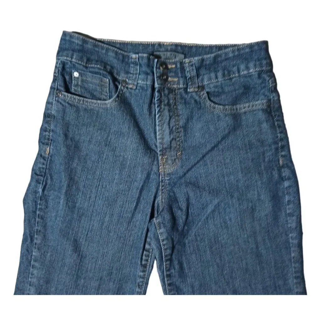 Nine West Jeans Womens Size 6 Straight Leg Blue Denim High Waist - Picture 5 of 15